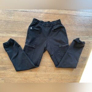 Figs xxs black womens lima jogger scrub pants